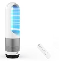 Amazon | 扇風機羽なし タワーファン【2025最新進化・静音・ DC